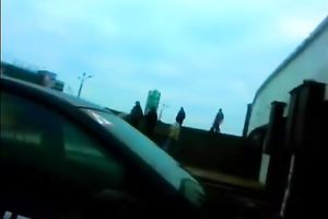 Naughty lesbos inside the car lovely every other