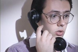 Retro dark brown disrobes and allows a fellow to play with her large bazookas