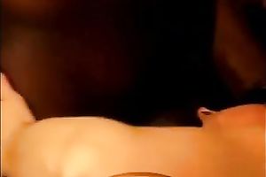 Masked dark brown sucks each inch of my large dark jock