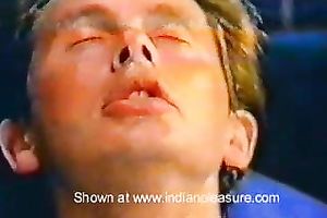 White fellow feeds that voracious Indian doxy with his jock