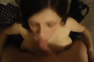 Skinny bitch with palatable billibongs craves me to cum all over her face