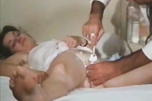 Freaky aged chap shaves hirsute wet crack of his girlfriend