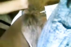 Dissolute Indian doxy receives her snatch licked and gives oral-service