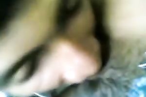 Dissolute Indian doxy receives her snatch licked and gives oral-service