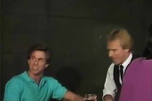 Lustful blond stripper wife gives irrumation for money