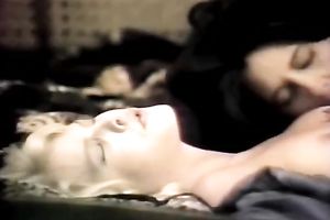 Two doxies having some valuable time playing with large sex-toy