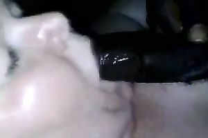 Chubby bulky woman sucks my large dark rod like a real pro