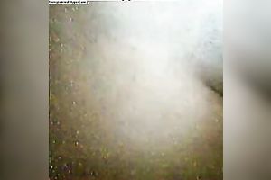 Webcam hussy shows me her miniature titties and bald fur pie