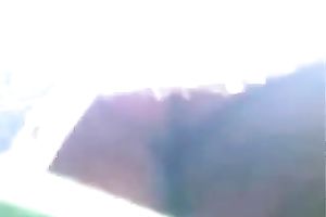 Check out sexy upskirt view of large dark a-hole on dilettante movie