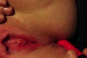 Voluptuous white black cock sluts with hairless cookie masturbating