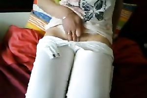 Flashing my breasts, fur pie and sex toys for the web camera