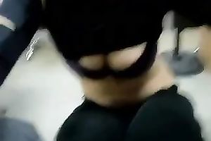 Redhead secretary knows what it takes to keep her job