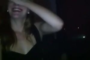 Alluring fair-haired gal works on my shaft and shows her natural melons