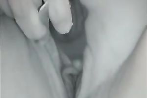 Solo movie scene with me masturbating my twat with a clothespeg