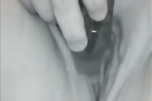 Solo movie scene with me masturbating my twat with a clothespeg
