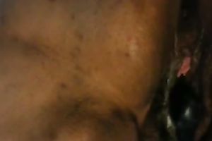 Homemade solo with my dear fattie fucking her crotch with a toy