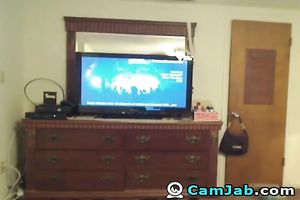 Horny Babe Striptease on Free Cam