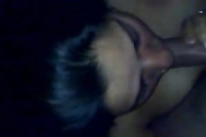 My paramour sucks and titfucks my ramrod before taking it in her cum-hole