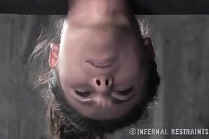 Wanton dark brown beauty with mind blowing body is brutally restrained