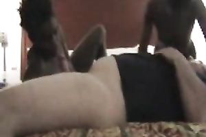 Two hawt ebon hookers riding and facesitting me on livecam