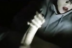 Babe in glasses engulfing 10-Pounder of her recent BF in the black