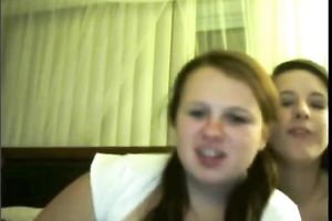 Two bored perverted hotties playing with their constricted snatches