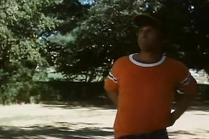 Blond playgirl with oiled body receives her unshaved punani nailed