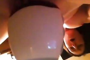 Homemade solo clip with my ex GF playing with her bald pussy
