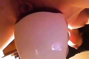 Homemade solo clip with my ex GF playing with her bald pussy