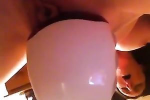 Homemade solo clip with my ex GF playing with her bald pussy