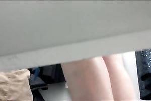 Big butted European bitch has no idea I am spying on her
