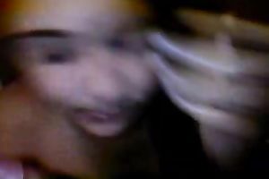 Amateur Indian slutwife demonstrates her oral sex skills to me