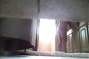 My BBC slut is pretty shaggy down there and I love spying on her