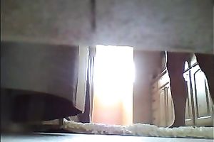 My BBC slut is pretty shaggy down there and I love spying on her