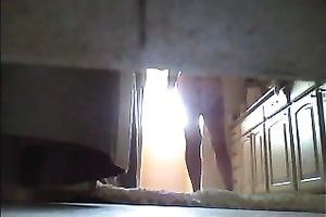 My BBC slut is pretty shaggy down there and I love spying on her