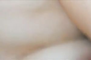 Close up vid with me rubbing my pecker against my bulky wife's pussy