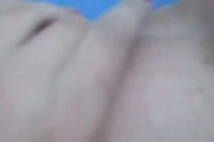 Me, entertaining myself by fingering my clitoris and slit lips