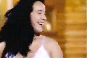 Hungarian enchantress shows off her large soaked butt