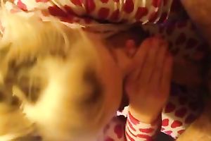 Bosomy blonde wife sucks my shaft in outstanding POV movie