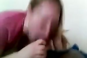 Divine POV with a juggy blond working on my dark weiner