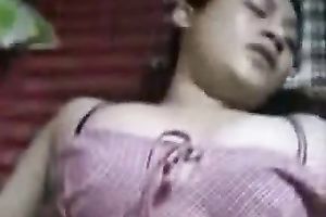 Asian non-professional dark brown girlfriend blows me on POV sexy vid