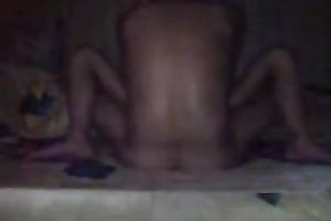 Petite sexy dark brown Asian horny white wife rides her boyfriend after irrumation