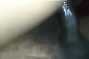 Amazingly sexy gal with large milk cans is engulfing and riding my dick like a boss