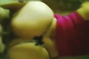 My full-bosomed girlfriend with large arse likes missionary position