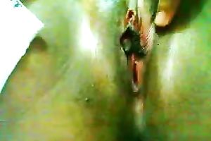 Here is my black skin voluptuous whore dirty slut wife masturbating