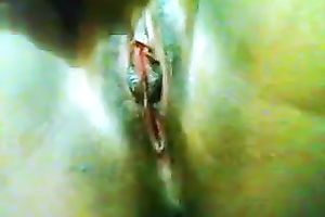 Here is my black skin voluptuous whore dirty slut wife masturbating