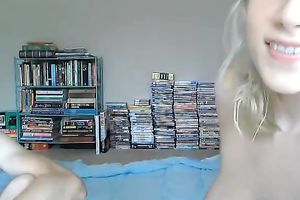 Freaky breasty blondie and her 4 eyed dude are plan to make sex video