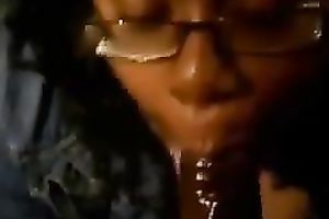 Delicious dark 10-Pounder of my boyfriend satisfies my sex hunger