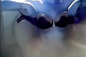 This petite tittied German nympho has no idea we are spying on her