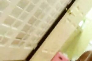 Amateur wench twat fingering selfshot solo in the baths